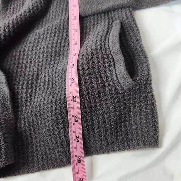 Barefoot Dreams Women's Size Small Cozychic Lite Cardigan Gray Pockets - Picture 4 of 6